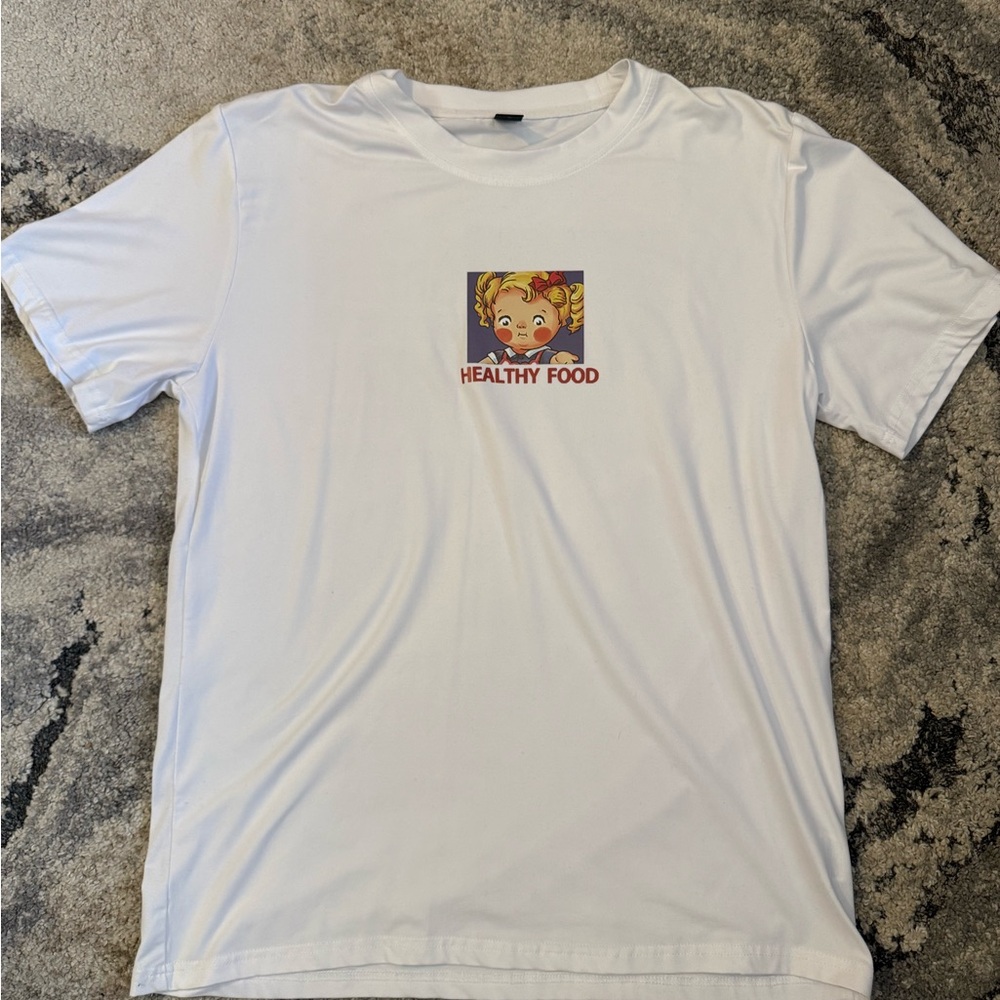 White Graphic T-Shirt
